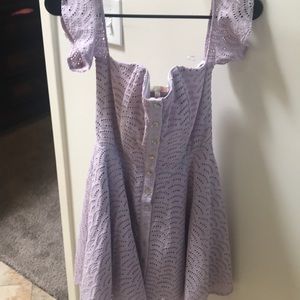 GB purple off the shoulder dress XS Never Worn